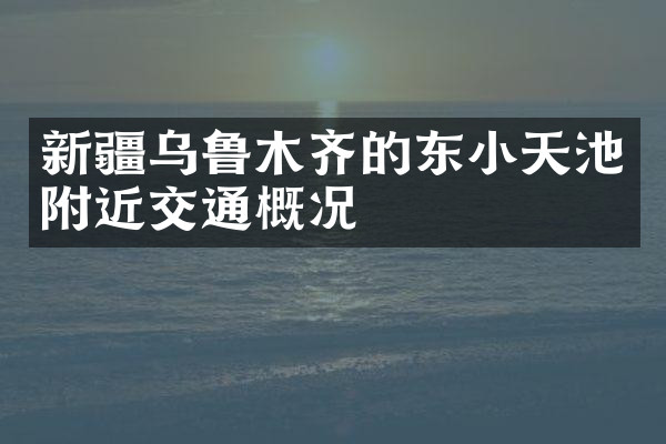 新疆乌鲁木齐的东小天池附近交通概况