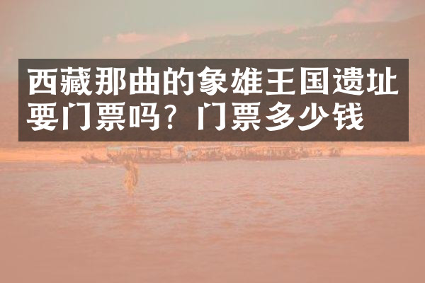 西藏那曲的象雄王国遗址要门票吗？门票多少钱？