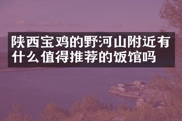 陕西宝鸡的野河山附近有什么值得推荐的饭馆吗