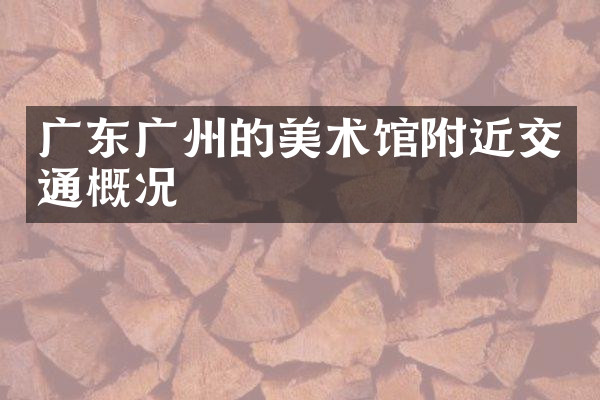 广东广州的美术馆附近交通概况