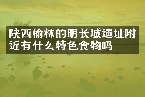 陕西榆林的明长城遗址附近有什么特色食物吗
