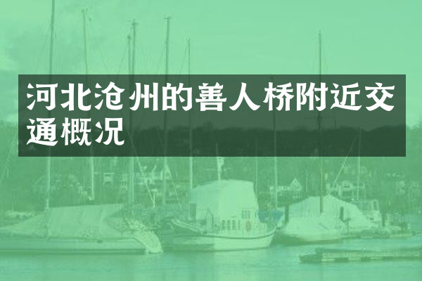 河北沧州的善人桥附近交通概况