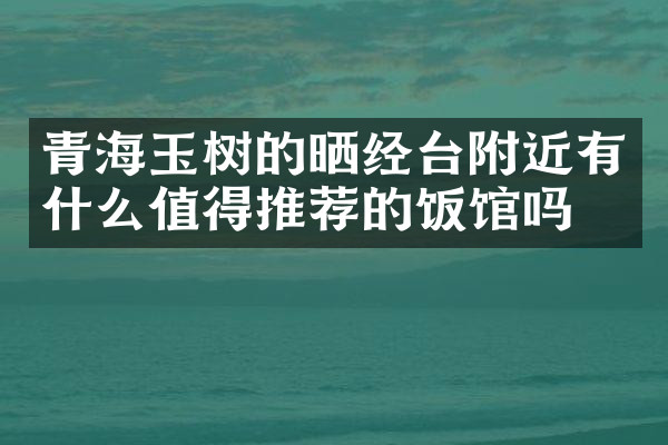 青海玉树的晒经台附近有什么值得推荐的饭馆吗