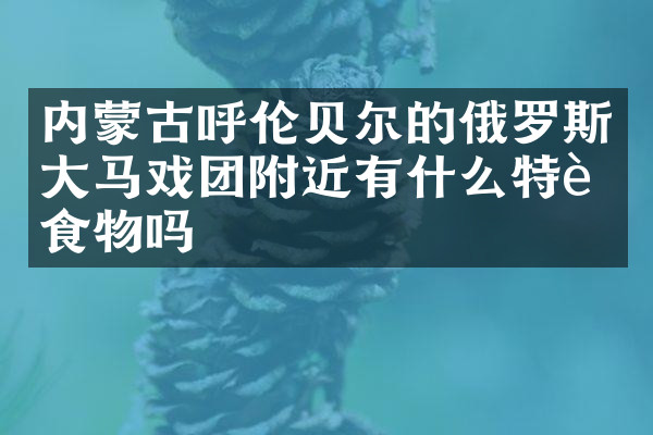 内蒙古呼伦贝尔的俄罗斯大马戏团附近有什么特色食物吗