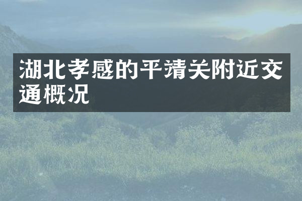 湖北孝感的平靖关附近交通概况