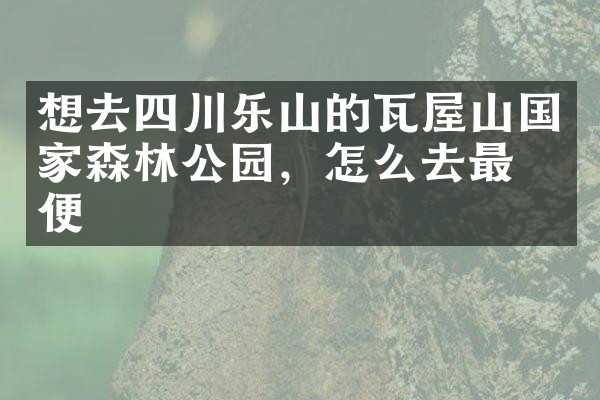 想去四川乐山的瓦屋山国家森林公园，怎么去最方便
