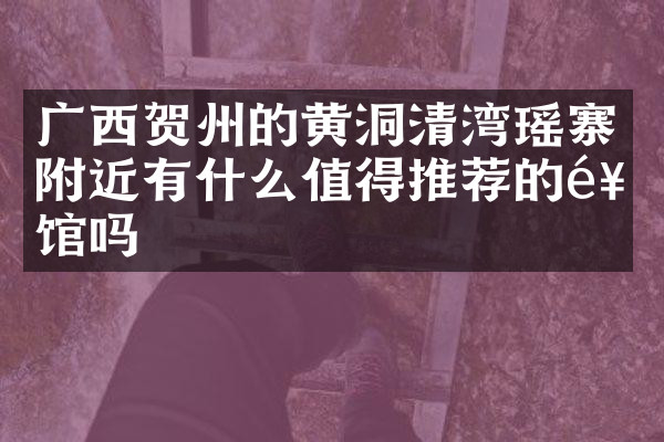广西贺州的黄洞清湾瑶寨附近有什么值得推荐的饭馆吗