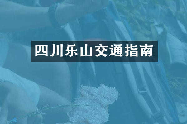 四川乐山交通指南