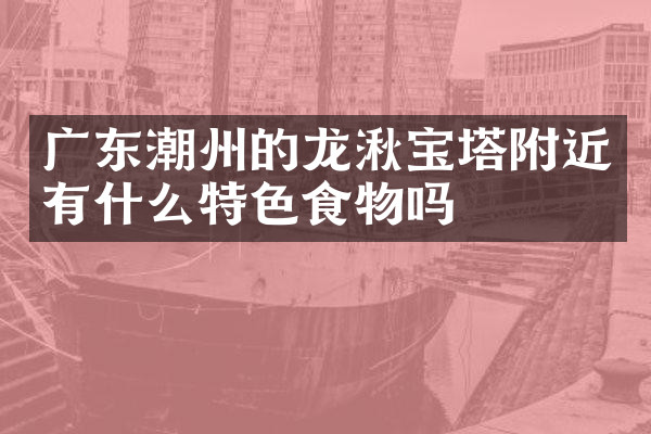 广东潮州的龙湫宝塔附近有什么特色食物吗