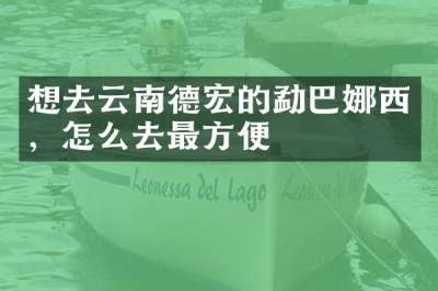 想去云南德宏的勐巴娜西，怎么去最方便