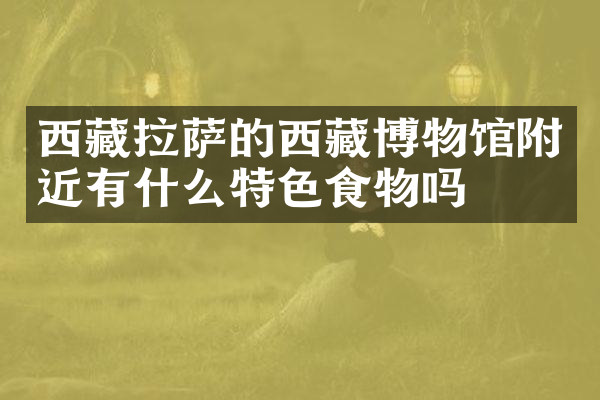 西藏拉萨的西藏博物馆附近有什么特色食物吗