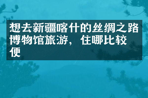 想去新疆喀什的丝绸之路博物馆旅游，住哪比较方便