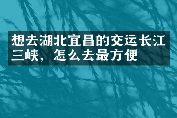 想去湖北宜昌的交运长江三峡，怎么去最方便