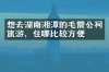 想去湖南湘潭的毛震公祠旅游，住哪比较方便
