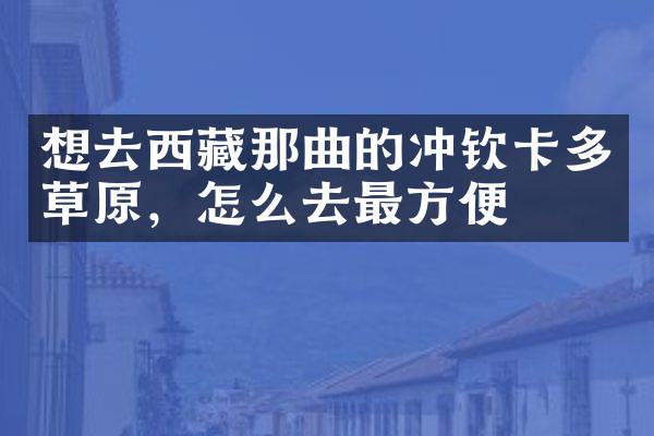 想去西藏那曲的冲钦卡多草原，怎么去最方便
