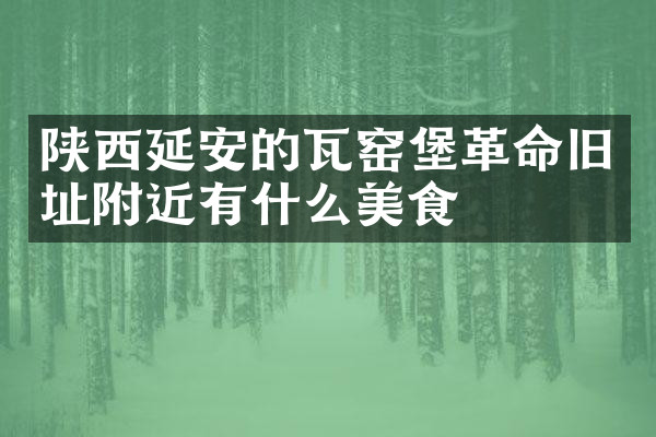 陕西延安的瓦窑堡革命旧址附近有什么美食