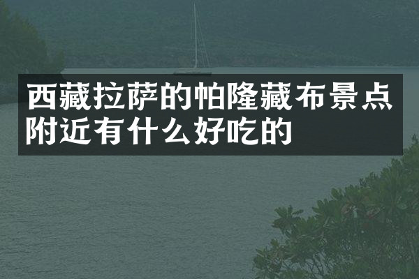 西藏拉萨的帕隆藏布景点附近有什么好吃的