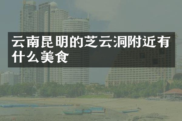 云南昆明的芝云洞附近有什么美食