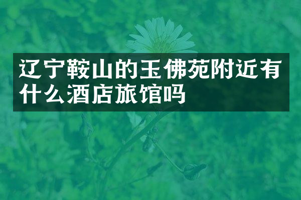 辽宁鞍山的玉佛苑附近有什么酒店旅馆吗
