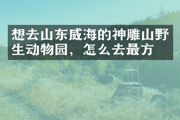 想去山东威海的神雕山野生动物园，怎么去最方便