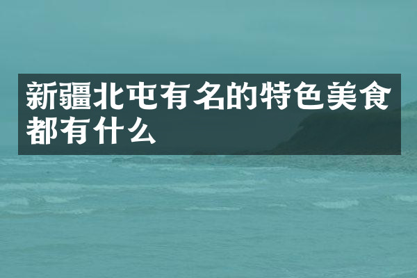 新疆北屯有名的特色美食都有什么