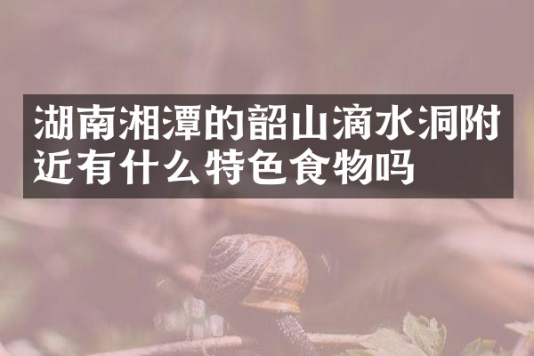 湖南湘潭的韶山滴水洞附近有什么特色食物吗