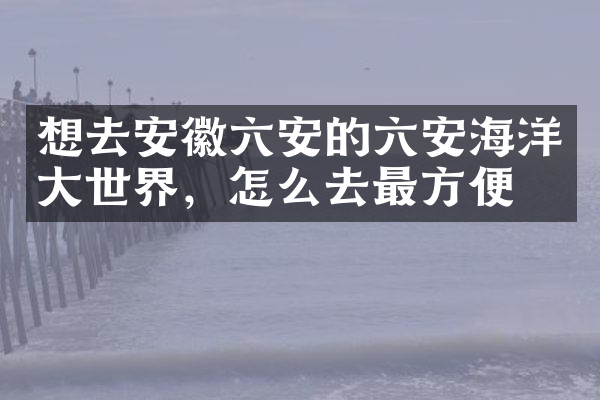 想去安徽六安的六安海洋大世界，怎么去最方便