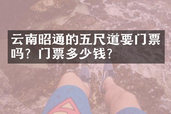 云南昭通的五尺道要门票吗？门票多少钱？