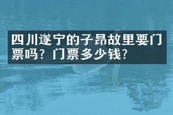 四川遂宁的子昂故里要门票吗？门票多少钱？