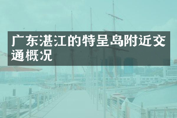 广东湛江的特呈岛附近交通概况