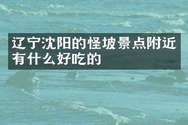 辽宁沈阳的怪坡景点附近有什么好吃的