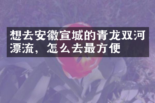 想去安徽宣城的青龙双河漂流，怎么去最方便