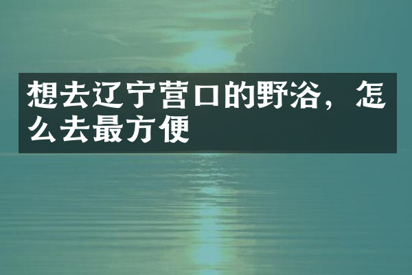 想去辽宁营口的野浴，怎么去最方便