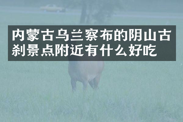 内蒙古乌兰察布的阴山古刹景点附近有什么好吃的
