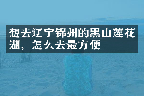 想去辽宁锦州的黑山莲花湖，怎么去最方便