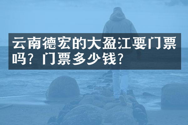 云南德宏的大盈江要门票吗？门票多少钱？