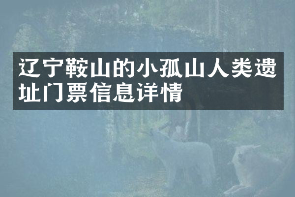 辽宁鞍山的小孤山人类遗址门票信息详情