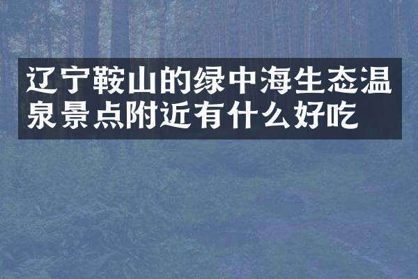 辽宁鞍山的绿中海生态温泉景点附近有什么好吃的
