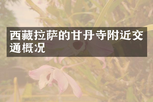 西藏拉萨的甘丹寺附近交通概况