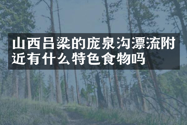 山西吕梁的庞泉沟漂流附近有什么特色食物吗