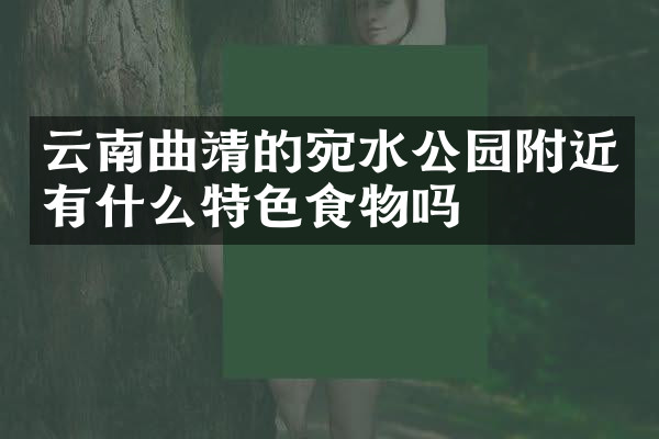云南曲靖的宛水公园附近有什么特色食物吗