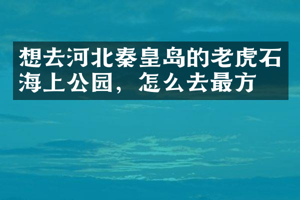 想去河北秦皇岛的老虎石海上公园，怎么去最方便