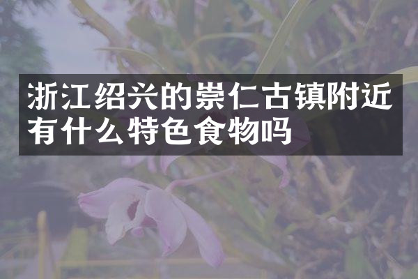 浙江绍兴的崇仁古镇附近有什么特色食物吗