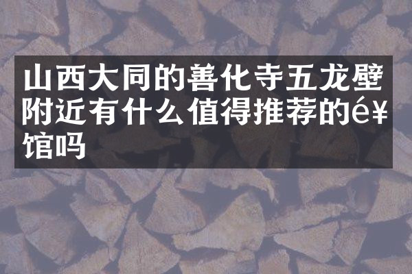 山西大同的善化寺五龙壁附近有什么值得推荐的饭馆吗