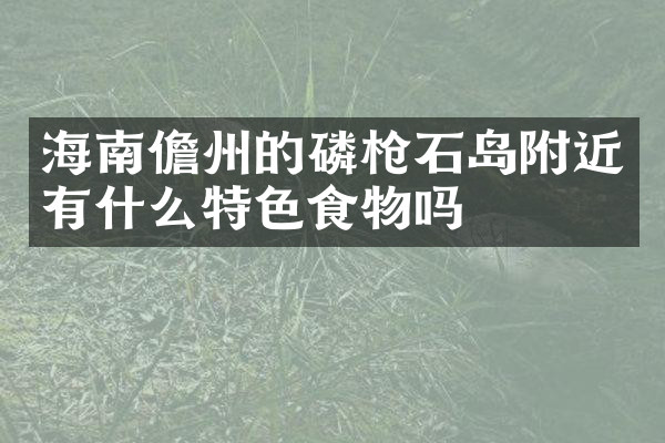 海南儋州的磷枪石岛附近有什么特色食物吗