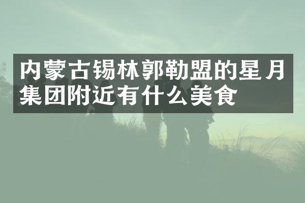 内蒙古锡林郭勒盟的星月集团附近有什么美食
