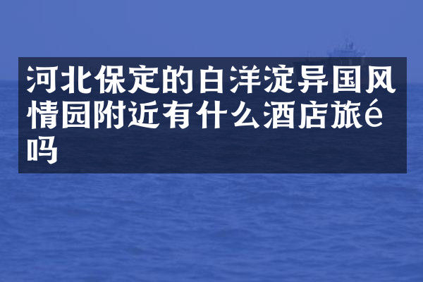 河北保定的白洋淀异国风情园附近有什么酒店旅馆吗