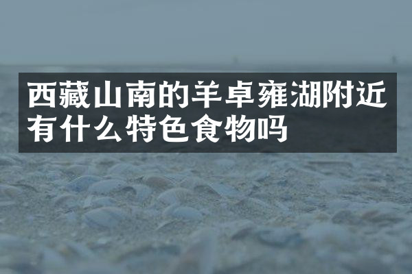 西藏山南的羊卓雍湖附近有什么特色食物吗