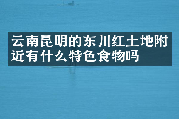 云南昆明的东川红土地附近有什么特色食物吗