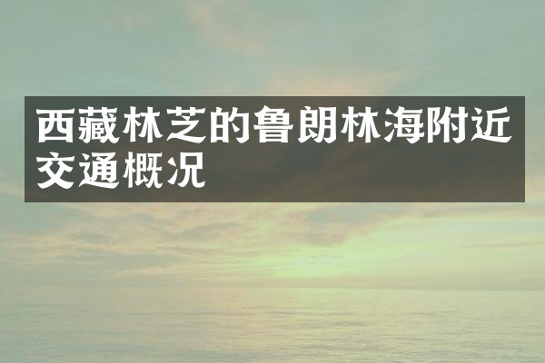 西藏林芝的鲁朗林海附近交通概况